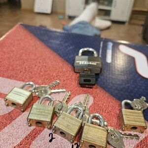 Master Lock Brass Padlock Set